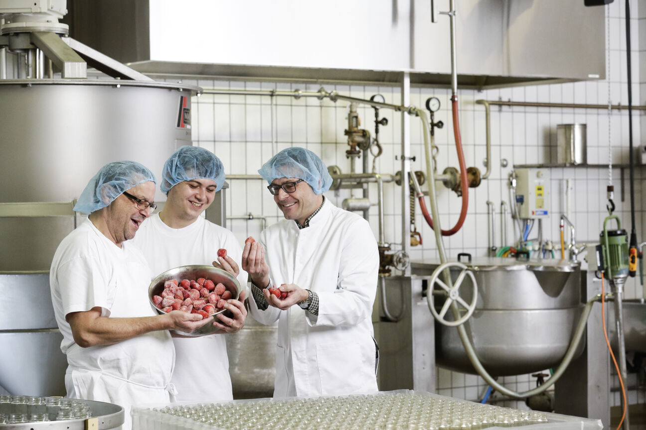 Felix, Michael und Max Eberle junior<br>